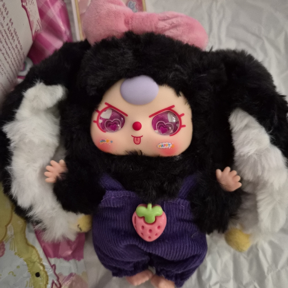 RARE Special Eyes Baby Three V2 Macaron Bunny #01